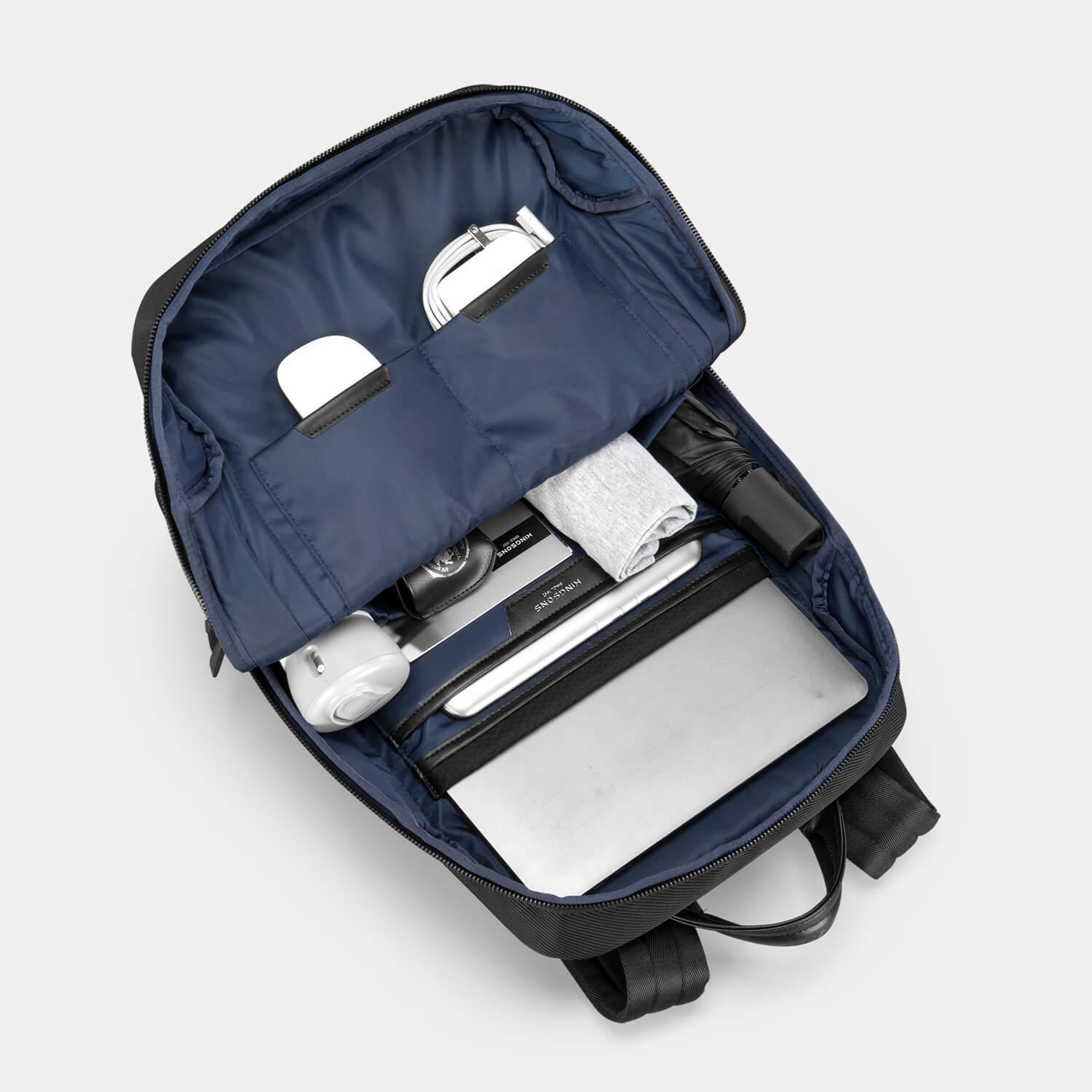 Kingsons backpack KS3265W features an office compartment for a 15.4-inch laptop and 11-inch tablet, plus multiple pockets for various items